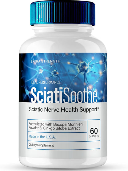 SciatiSoothe for Sciatica Capsules - Nerve – Nerve function support: The nutrients contribute to the maintenance – Image 1