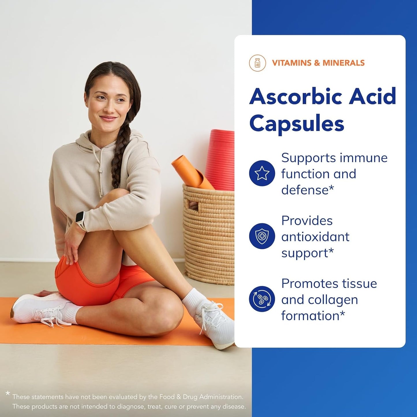Pure Encapsulations Ascorbic Acid Capsules - 1000 mg Vitamin C - 250 Capsules - görsel 3