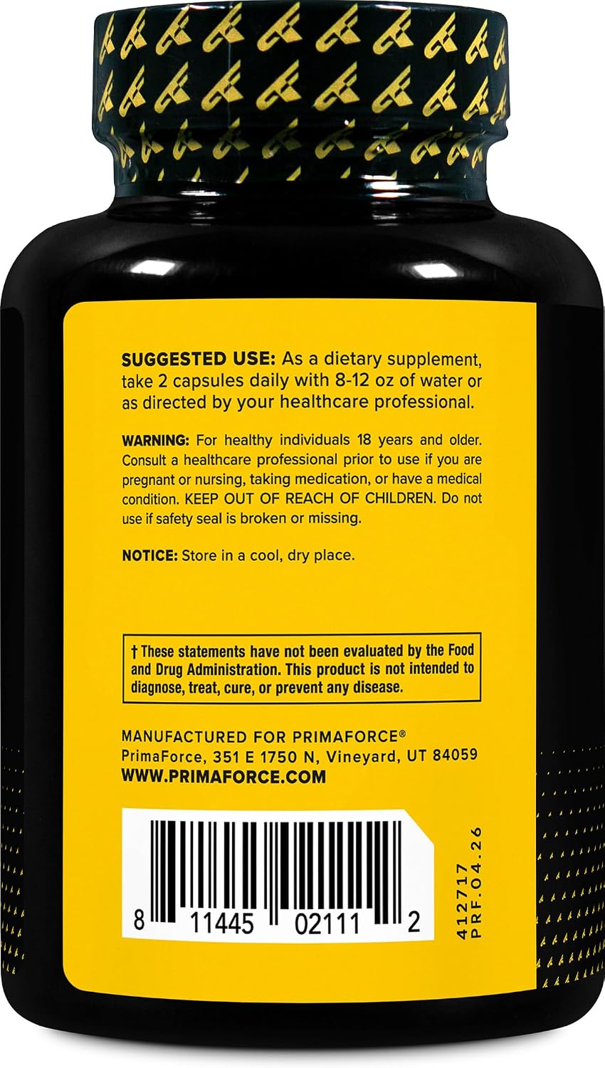 Primaforce Multivitamin for Men, 120 Capsules - görsel 3