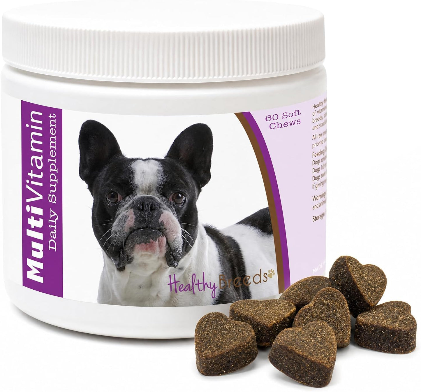 Healthy Breeds French Bulldog Multivitamin Soft Chews 60 Chews - görsel 1