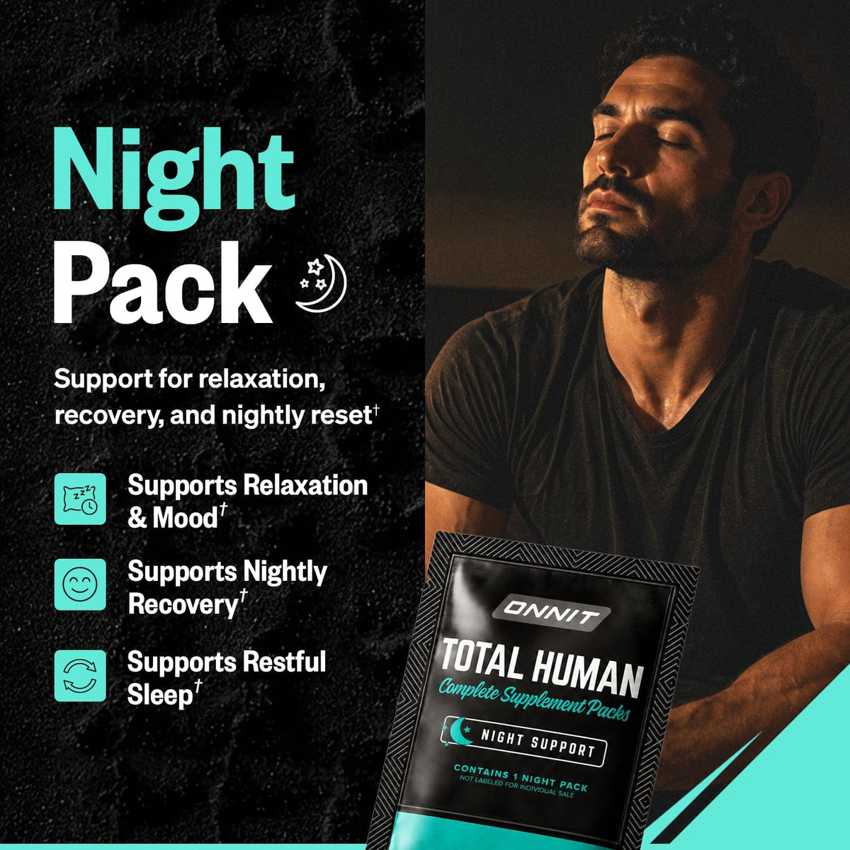 ONNIT Total Human Daily Multivitamin Packs – Day and Night Support for Men and Women, 30-Day Supply - görsel 7