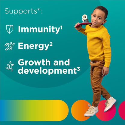 Centrum Kids Multivitamin Gummies, Tropical Punch, Made with Natural Flavours, 110 Count, 110 Day Supply