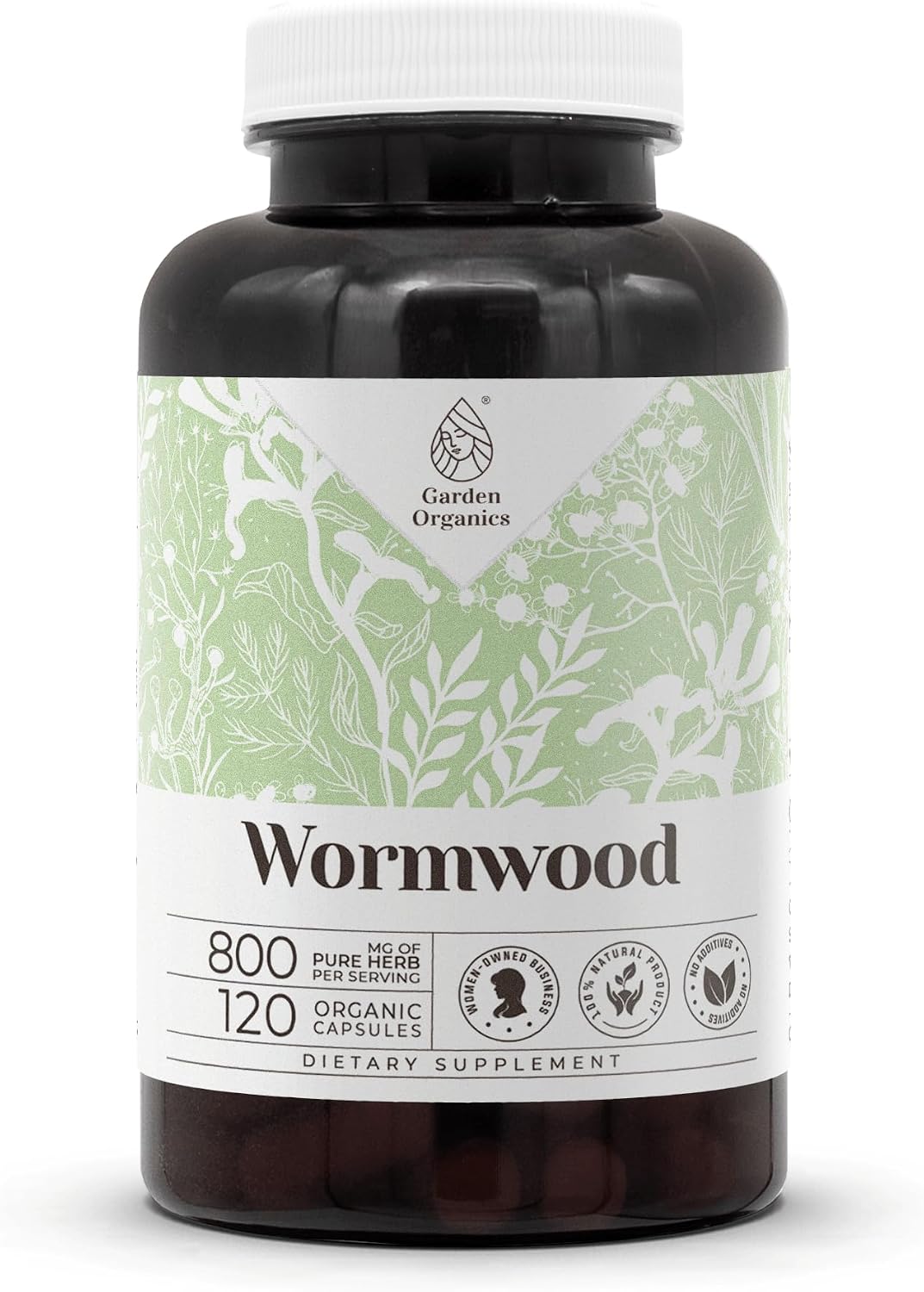 Wormwood 120 Capsules | High-Potency Herbal Food Supplement - görsel 1