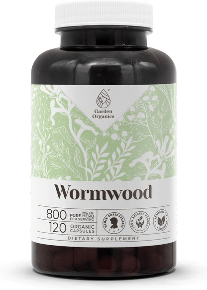 Wormwood 120 Capsules | High-Potency Herbal Food Supplement