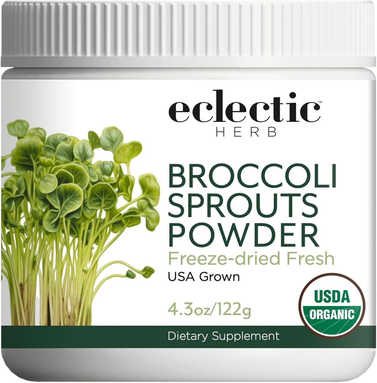 Eclectic Herb – Broccoli Sprouts Powder, Organic, Freeze-Dried, 122g - görsel 1