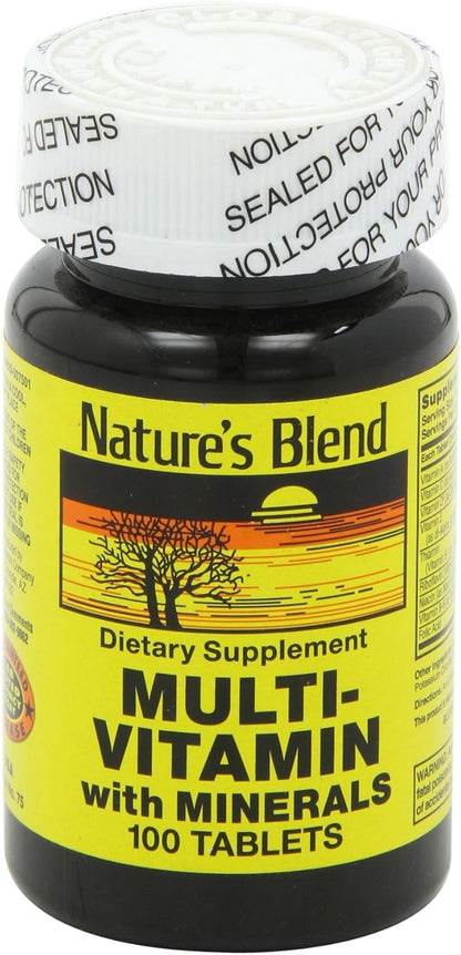 Nature's Blend Multivitamin & Mineral Tablets, 100 Tablets