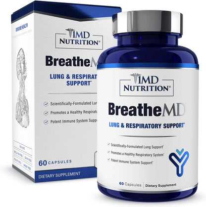 1MD Nutrition BreatheMD – Lung and Respiratory Support Supplement
