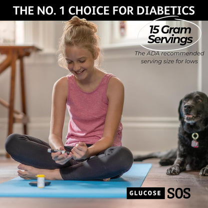 Glucose SOS Glucose Powder Packets – Natural Dextrose, Fast Absorption, Green Apple, 12 Servings