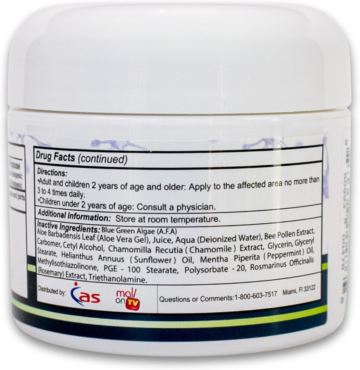 Bioxtron Life Cream Natural AFA Stem Cell Supplement – 57 g Topical Cream - görsel 2