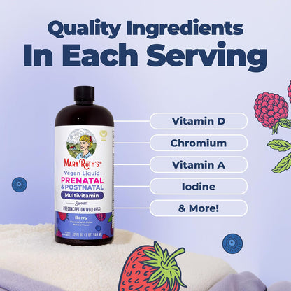 MaryRuth's Prenatal & Postnatal Liquid Multivitamin – 946 ml
