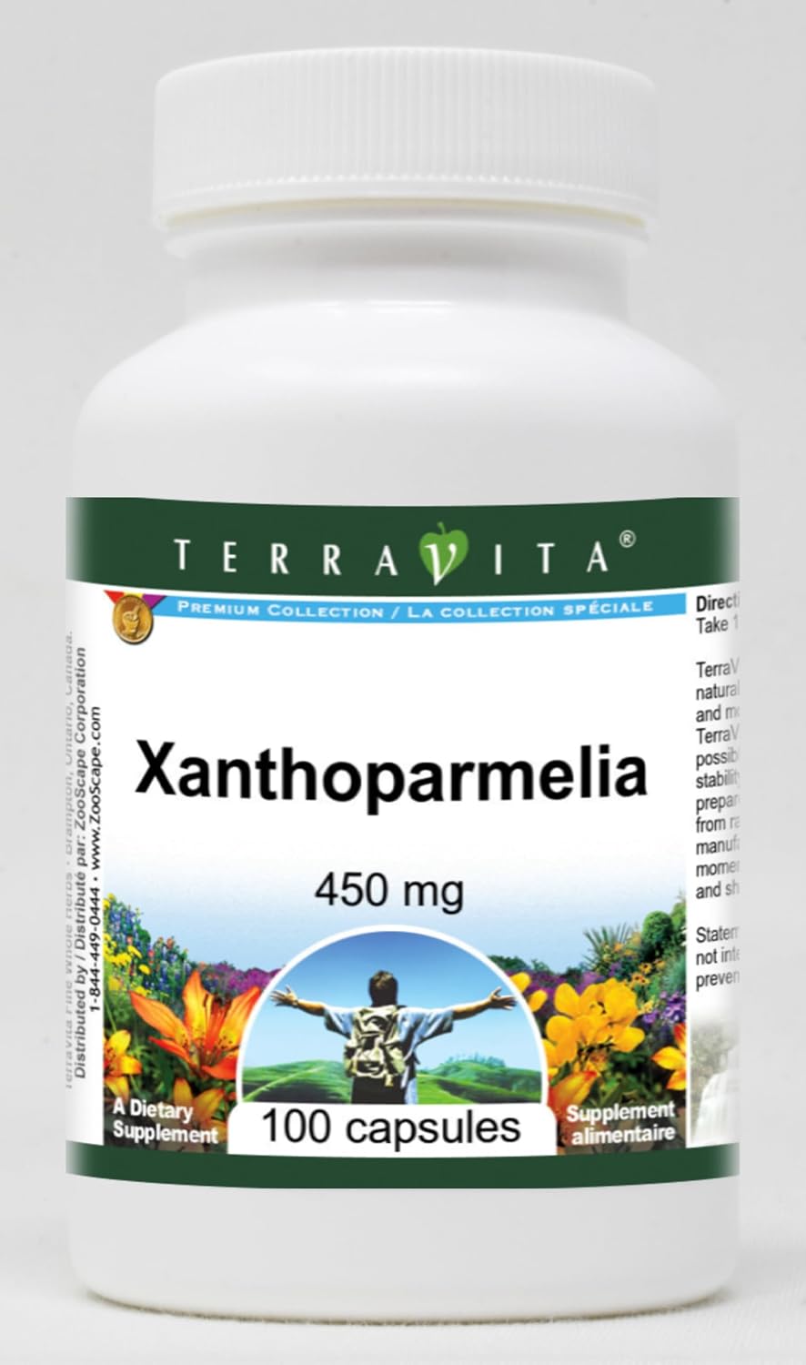 Xanthoparmelia 450 mg, 100 Capsules - görsel 1