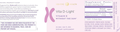 Holistic Health Vita D-Light™ Spray 25.5ML (.86FL oz)