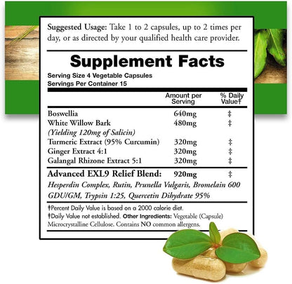 InflamEzze Pack of 2 – Total 120 Capsules