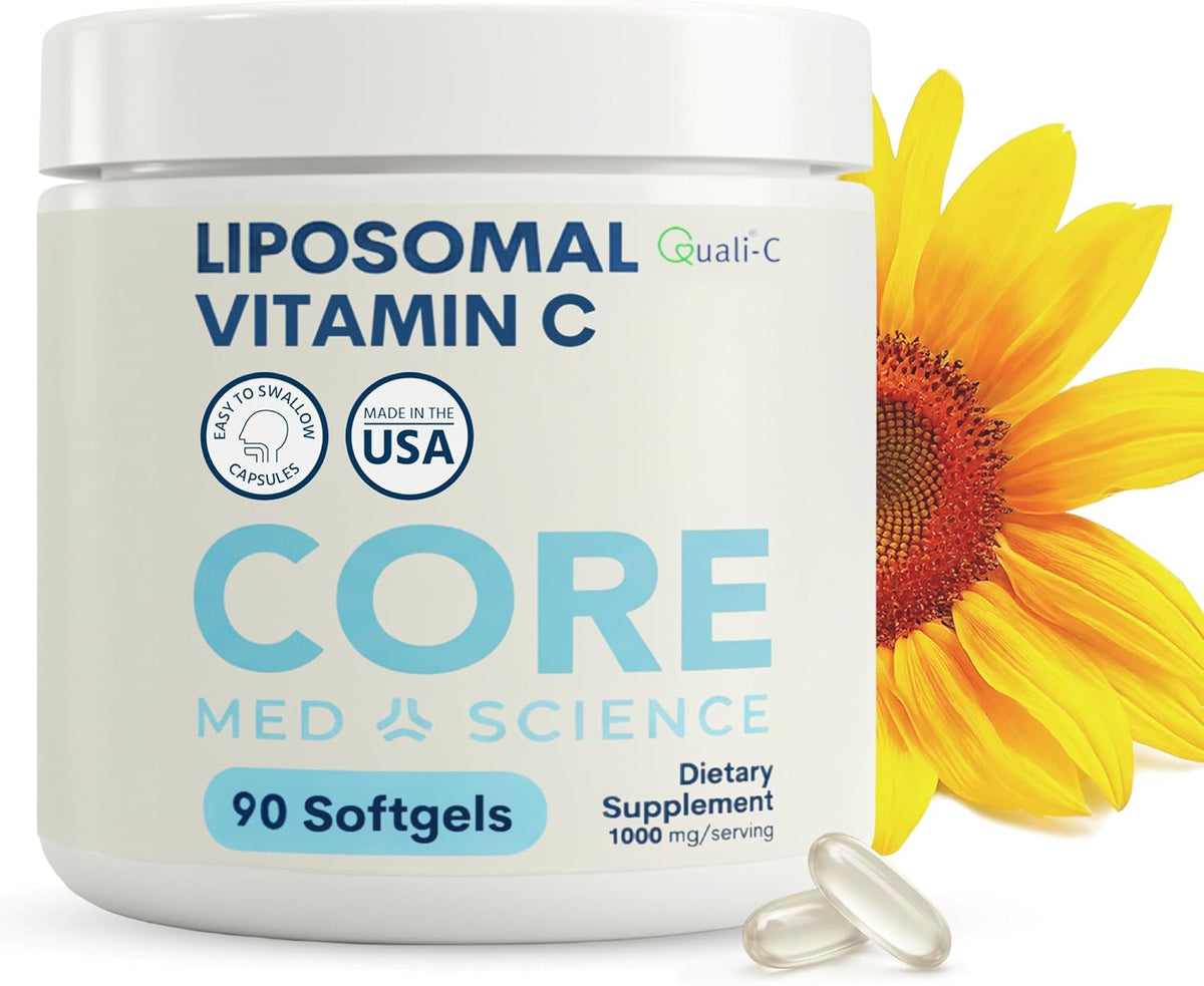 Core Med Science Liposomal Vitamin C 1000mg, 90 Softgels - görsel 1