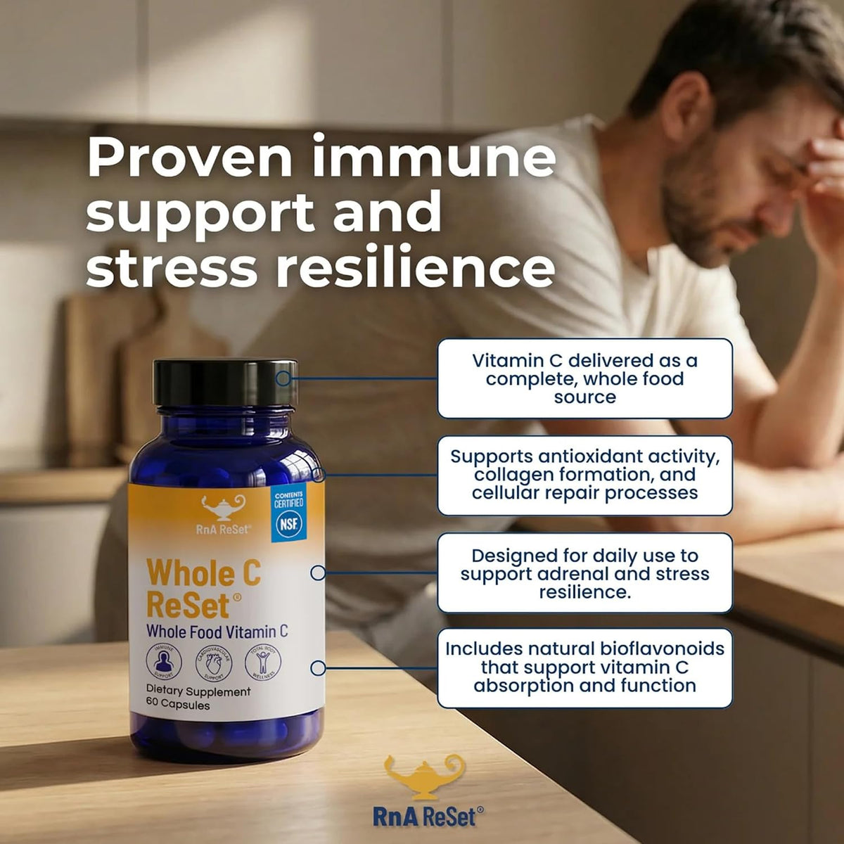 RnA ReSet Whole C Reset – Organic Vitamin C Complex (60 Capsules) - görsel 4