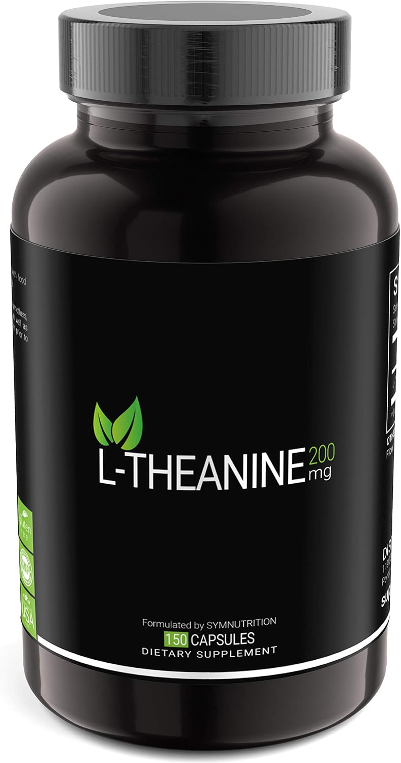 SYMNUTRITION L-Theanine 200mg — 150 Capsules (Vegan) - görsel 1
