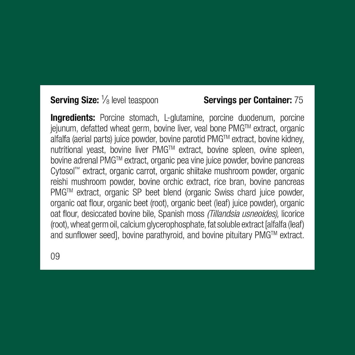 Standard Process Canine Enteric Support – Digestive Support for Dogs (30g) - görsel 2