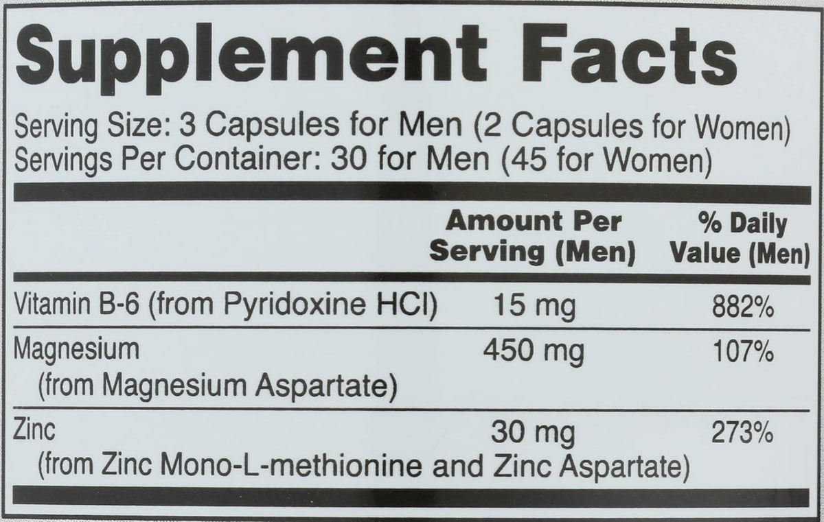Now Foods ZMA 800 Mg Capsules, 90 CT - görsel 3