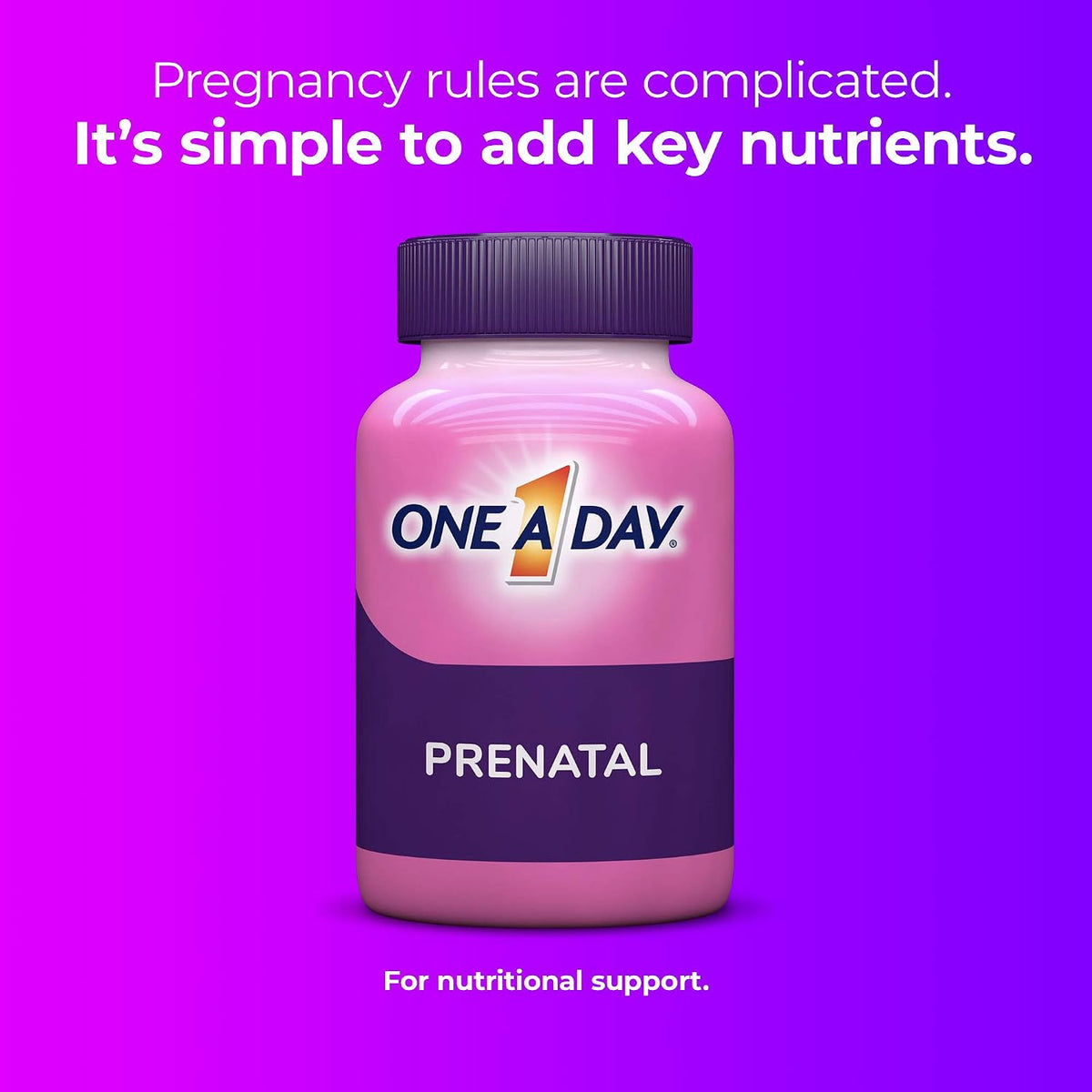 One-A-Day Prenatal 1 with DHA & Folic Acid Softgels – 30 Capsules (Pack of 6) - görsel 3