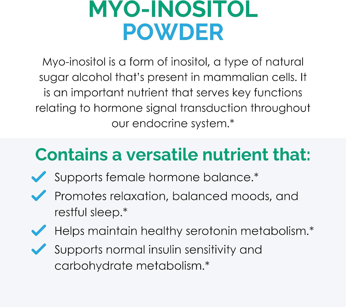 Rootcology Myo-Inositol Powder – Mood, Brain Health and Liver Support (250 g) - görsel 5