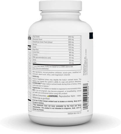 Source Naturals Hi-Stress B&C with Herbs - 120 Tablets