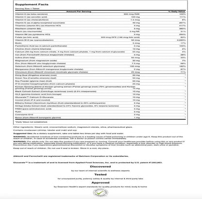 Swanson Multi Women's Prime Multivitamin Multimineral - 90 Tablets