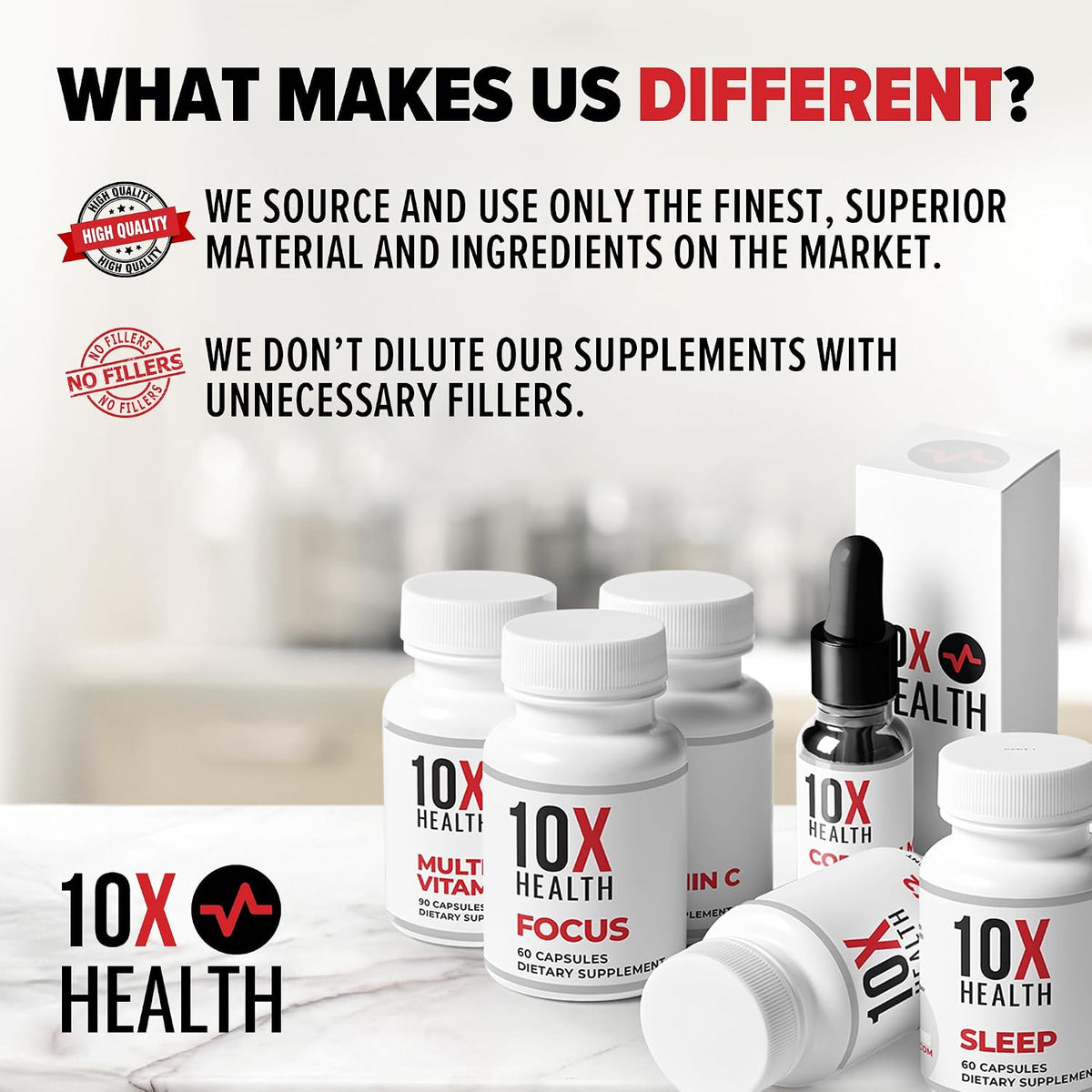 10X Health Vitamin C 1000mg – 120 Capsules | High Potency Ascorbic Acid for Immunity & Antioxidant Support - görsel 8
