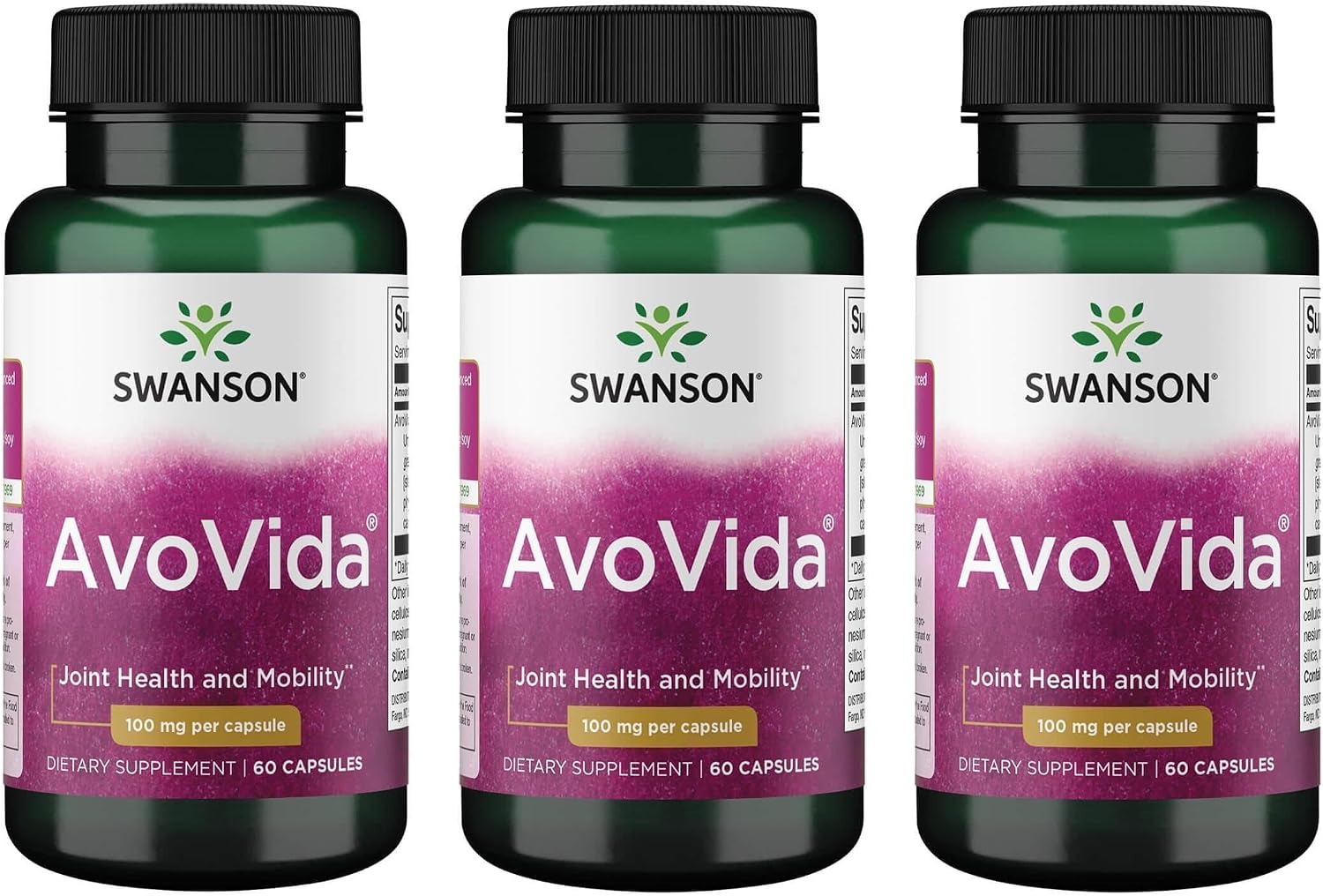Swanson Avovida 100 mg 60 Capsules - görsel 8