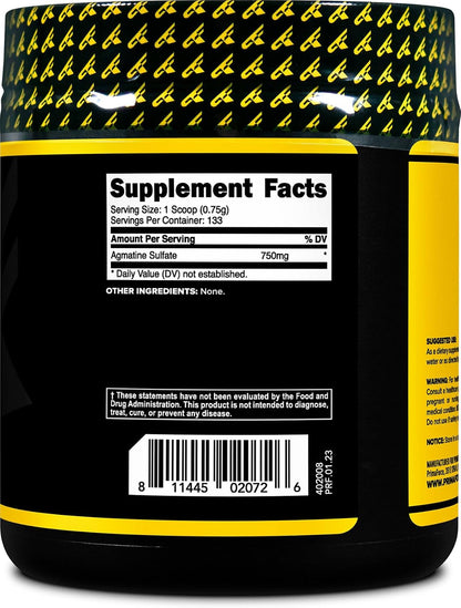 Primaforce Agmatine Sulphate Powder – 100g (133 Servings)
