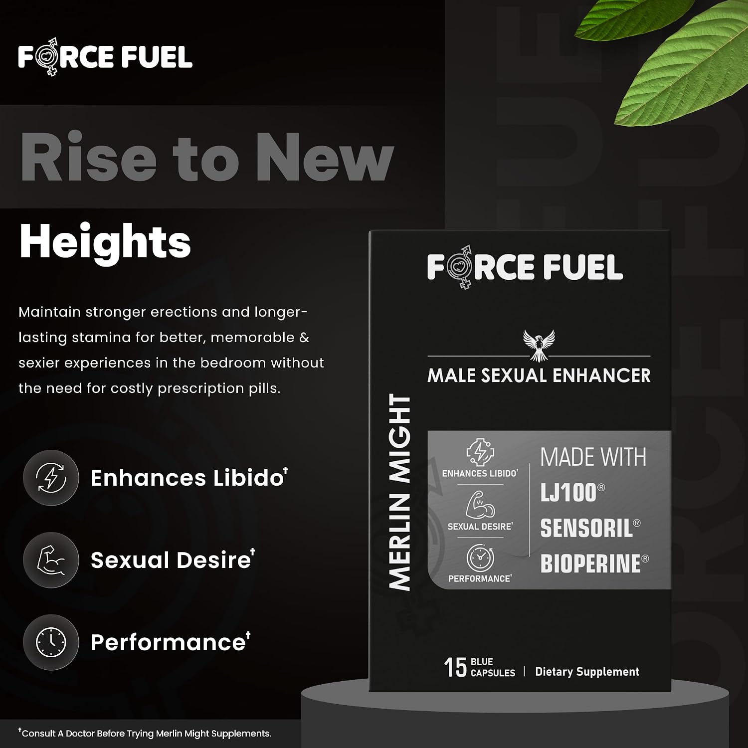 Merlin Might Male Enhancement Capsules – 15 Capsules - görsel 2