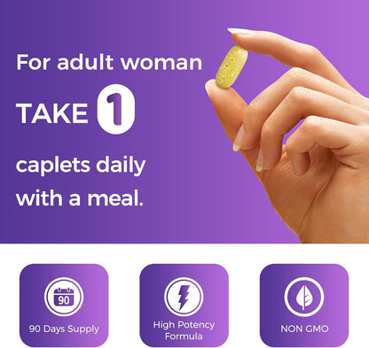 Vitamin World Ultra 360 Women's Multivitamin Once Daily, 90 Caplets