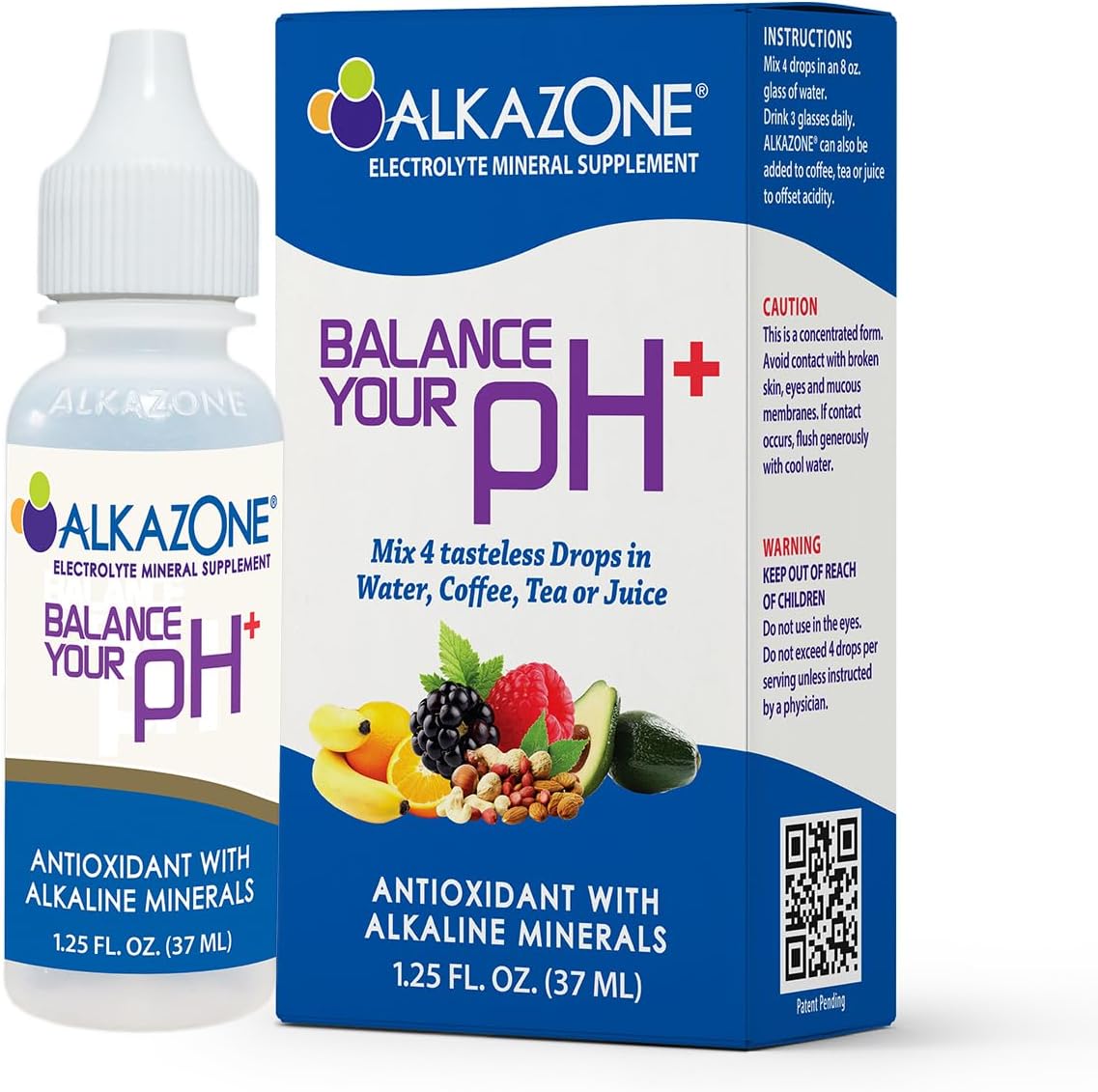 Alkazone Balance Your pH Plus Antioxidants Alkaline Mineral Drops - görsel 1