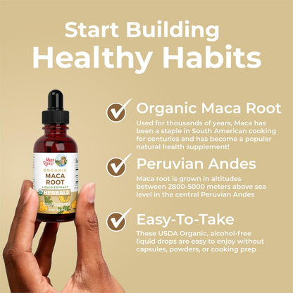 MaryRuth's USDA Organic Maca Root Liquid Drops, 30 ml