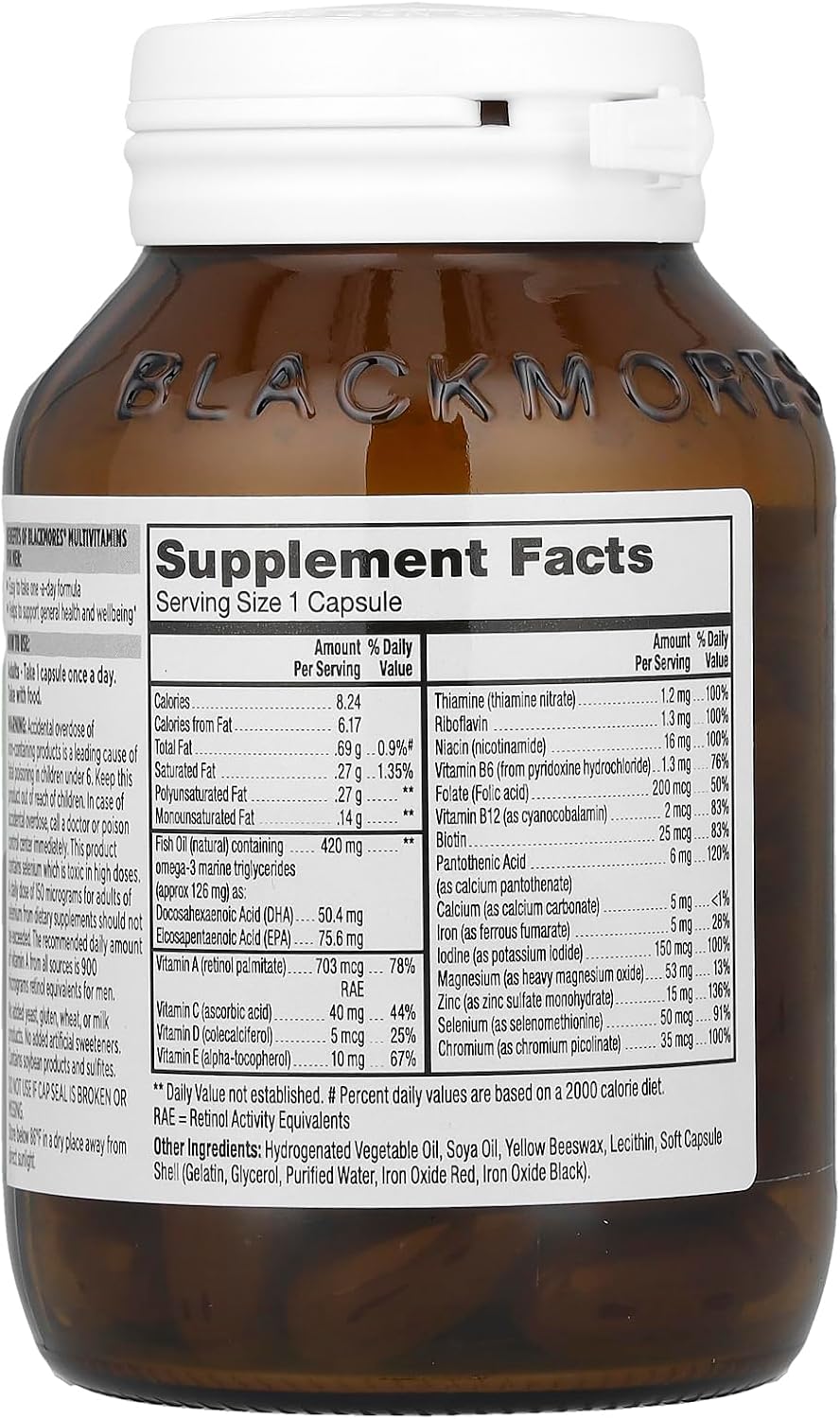 Blackmores Multivitamins for Men, 60 Capsules - görsel 2