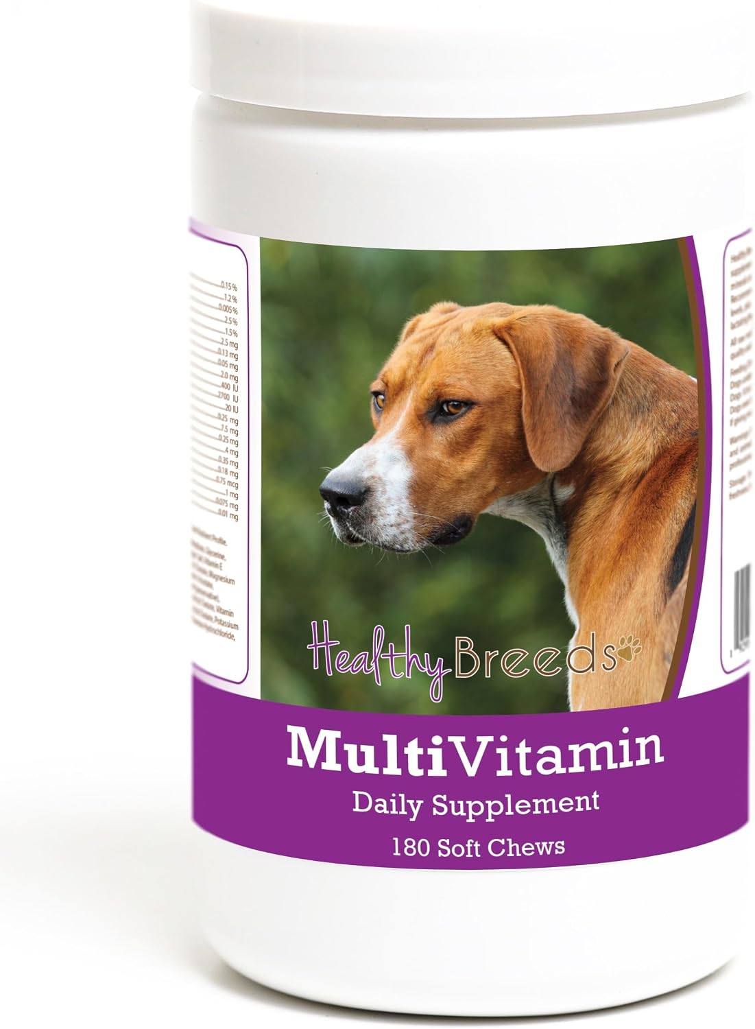 Healthy Breeds English Foxhound Multivitamin Soft Chews for Dogs 180 Count - görsel 1