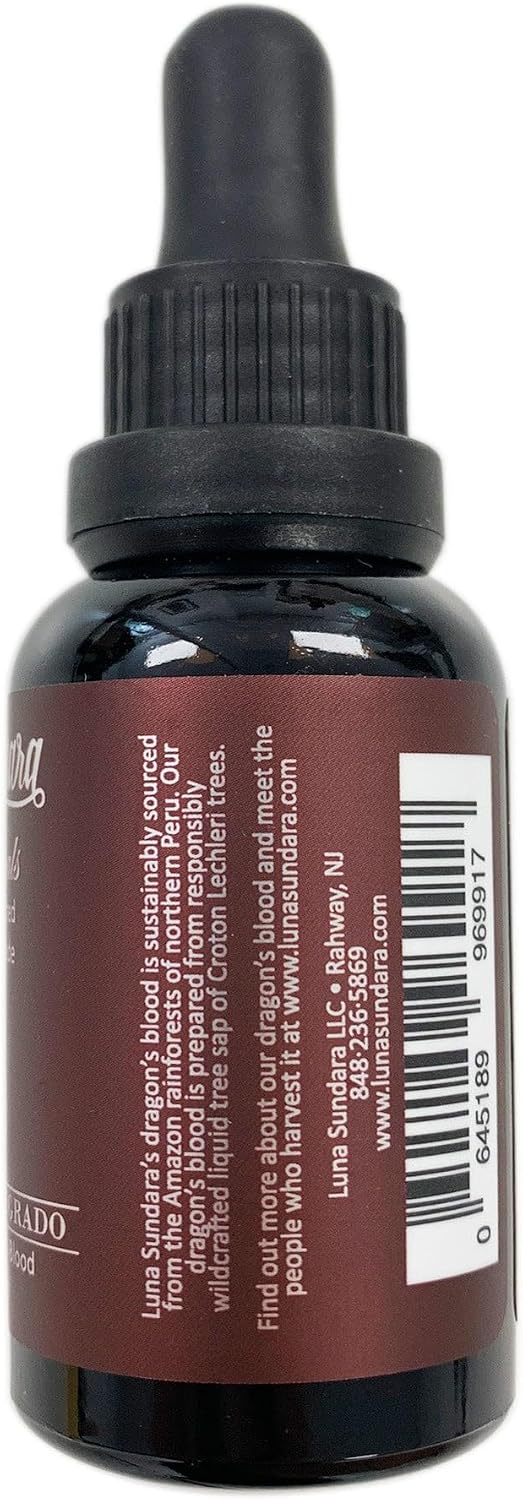 Luna Sundara Dragon's Blood Resin Liquid, 30 ml - Alcohol Free, 100% Pure Sangre de Grado - görsel 8