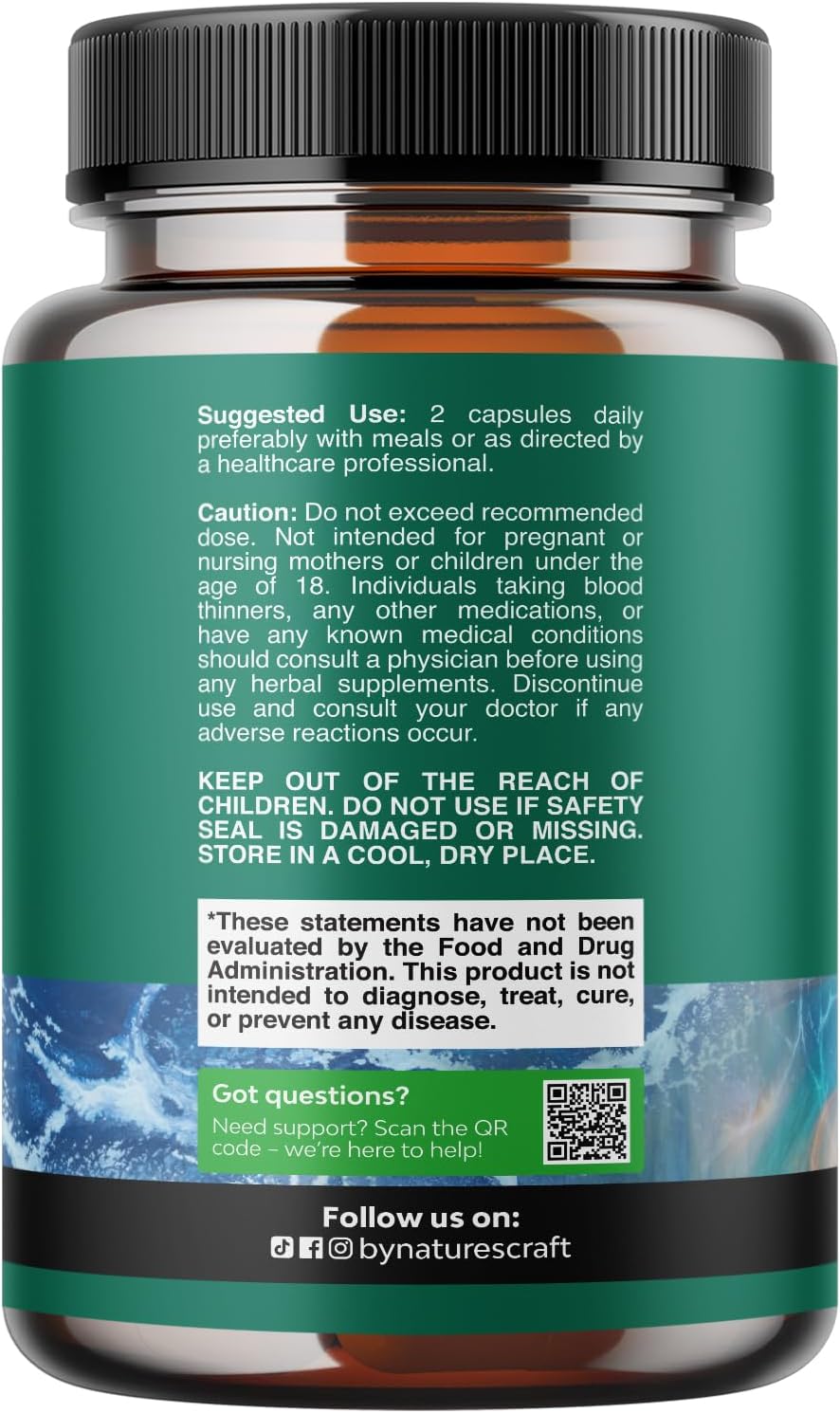 High Strength Lactoferrin & Monolaurin Supplement - 250mg Lactoferrin, 1000mg Monolaurin - 180 Vegetarian Capsules - görsel 9