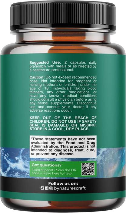 High Strength Lactoferrin & Monolaurin Supplement - 250mg Lactoferrin, 1000mg Monolaurin - 180 Vegetarian Capsules
