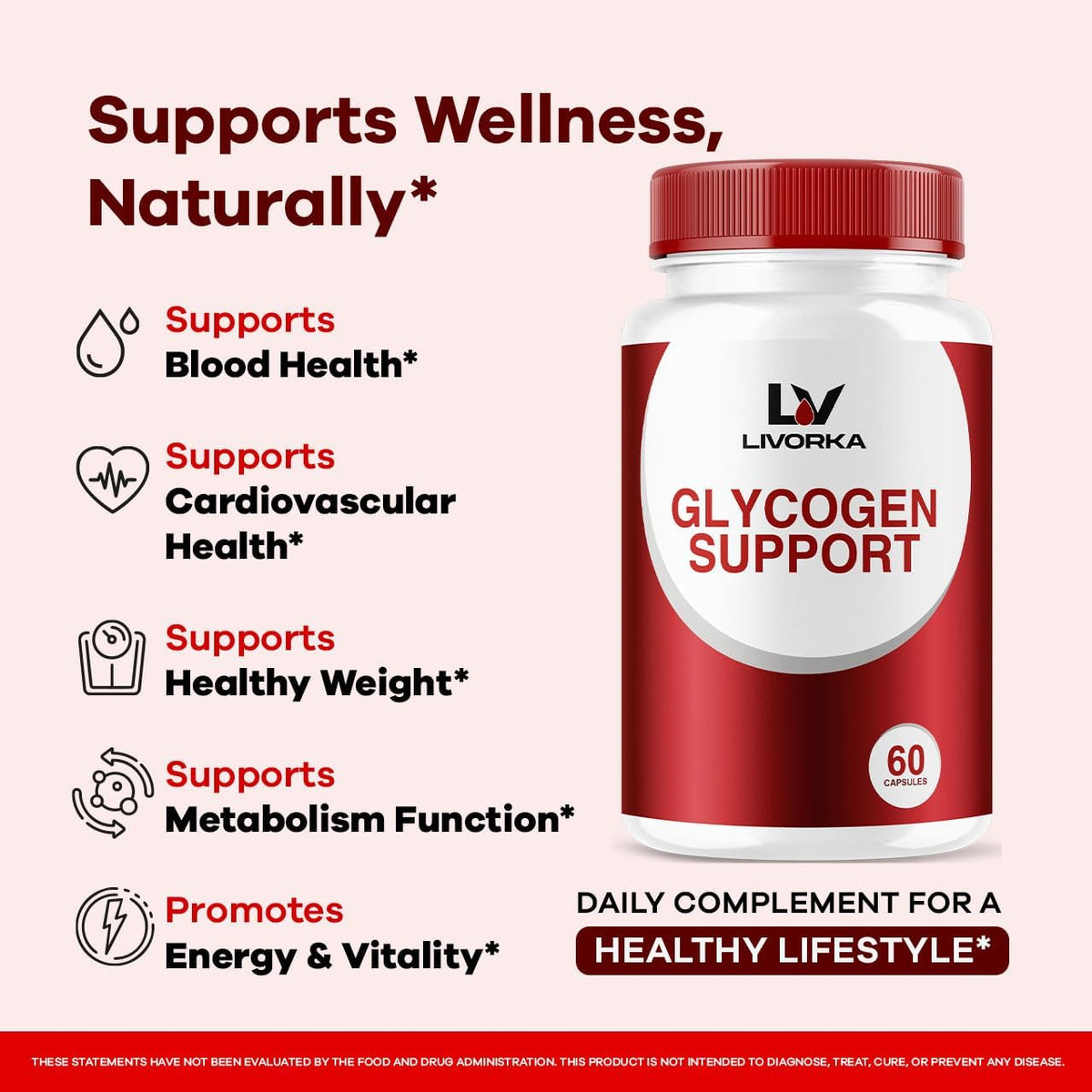 Glycogen Support, Control & Fix Advanced Formula – 2-Pack of 30 Capsules (60 Days' Supply) – with Powerful Ingredients - görsel 3