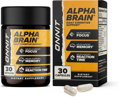 Onnit Labs Alpha Brain, 30 Capsules