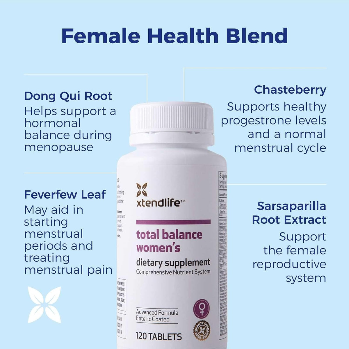 Xtendlife Total Balance Women's Multivitamin: 77 Nutrients for Immune, Heart, Digestive and Cellular Health - 30 Day Supply - görsel 8