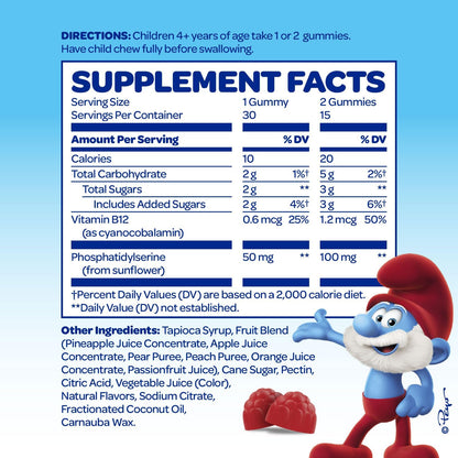 Smurfs Focus Gummies for Kids