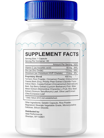 Gluctose Pills Advanced Blood Support Formula Supplement (2 Pack)