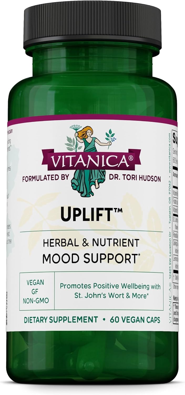 Vitanica Uplift, Mood and Emotional Support, Vegan, 60 Capsules - görsel 1