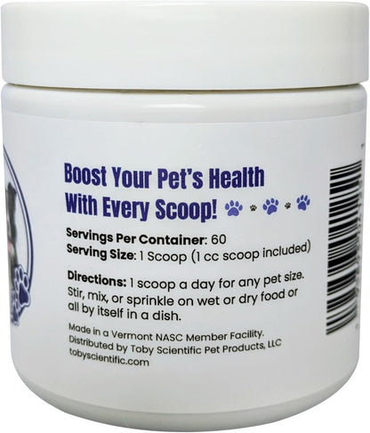 Toby's Immune Boost - Methylcobalamin B12 & D-Mannose Powder for Dogs and Cats