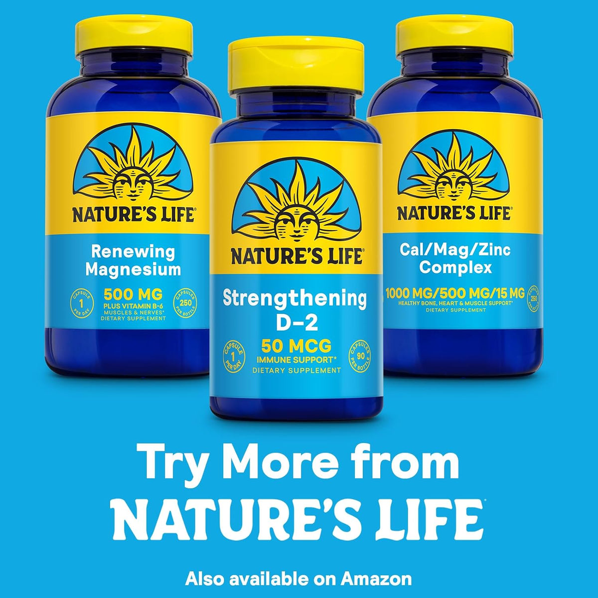 Nature's Life Vitamin D2 2000 IU – 90 Vegetarian Capsules - görsel 6