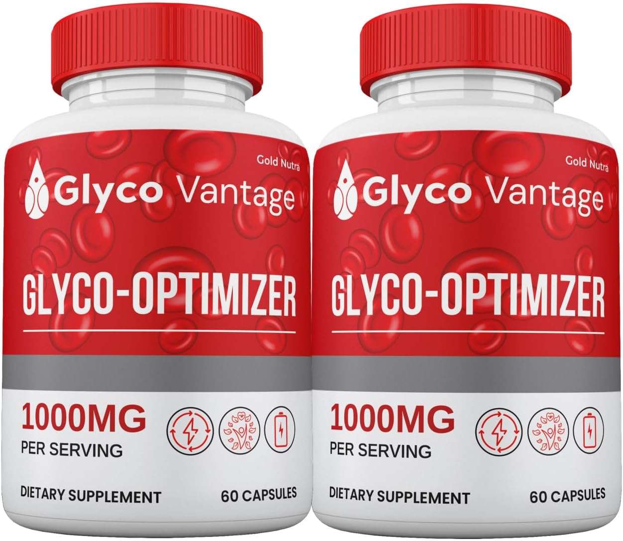 Glyco Vantage – Blood Support Supplement – Maximum Strength All Natural – 2 Pack - görsel 1