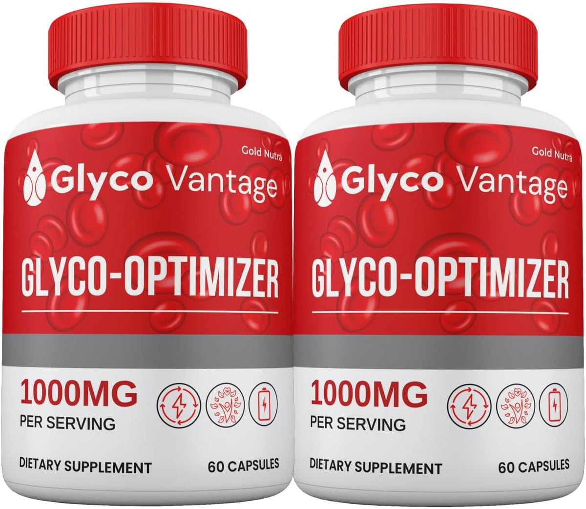 Glyco Vantage – Blood Support Supplement – Maximum Strength All Natural – 2 Pack - görsel 1