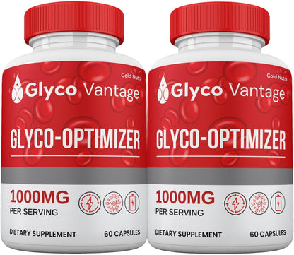 Glyco Vantage – Blood Support Supplement – Maximum Strength All Natural – 2 Pack