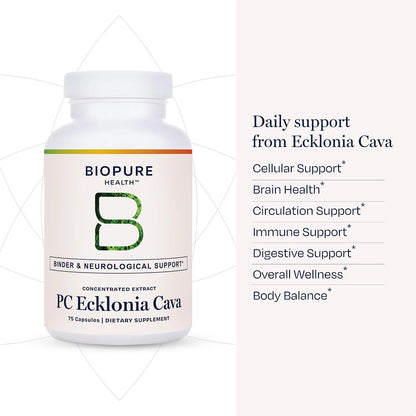 BioPure PC Ecklonia Cava Capsules – Marine Polyphenol Complex, 75 Capsules